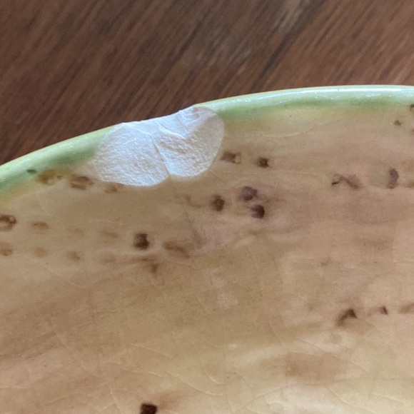 FLEUR RUSTIQUE by Nanette Vacher by Ambiance Collections 3 Footed Platter - Picture 2 of 5